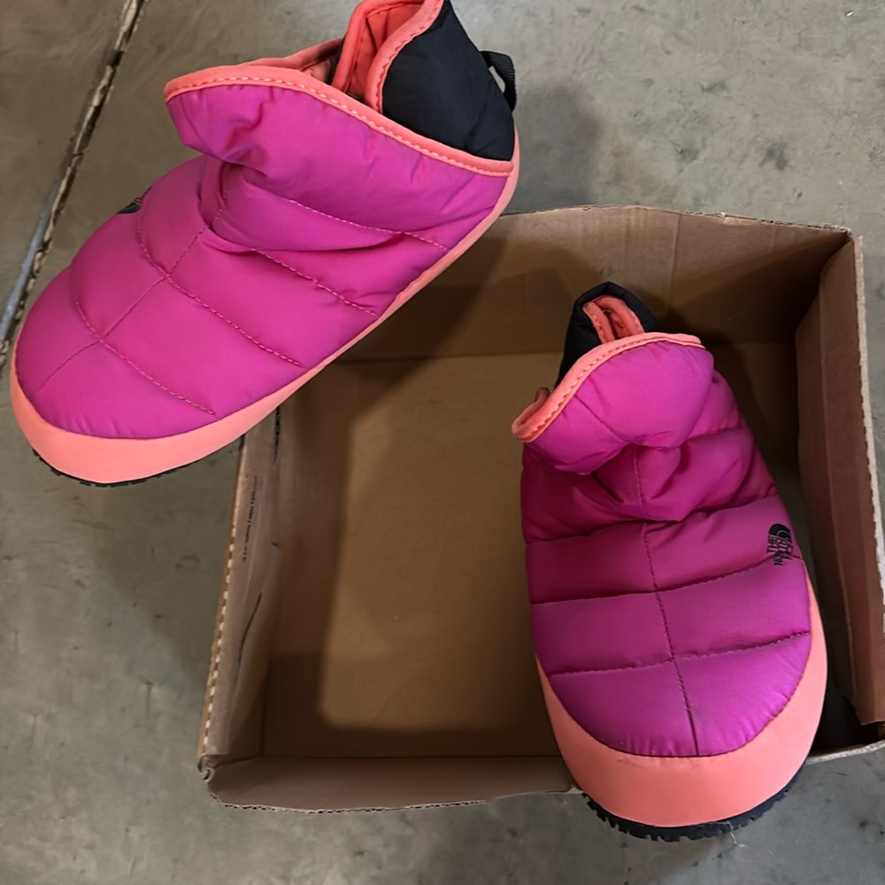 North face slip on booties size 2
